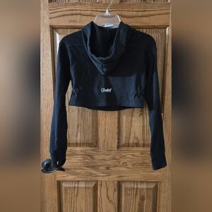 Bombshell Sportswear Black Cropped Hoodie